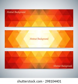 Modern Colorful Set Of Vector Banners For Your Design.