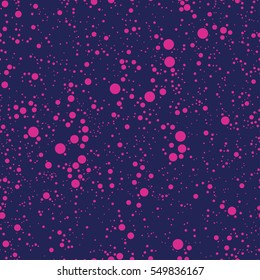 Modern colorful stylish texture. Chaotic circles seamless pattern. Vector illustration.