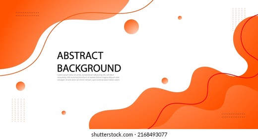 Modern colorful template banner with gradient color. Design with liquid shape.Eps10 vector