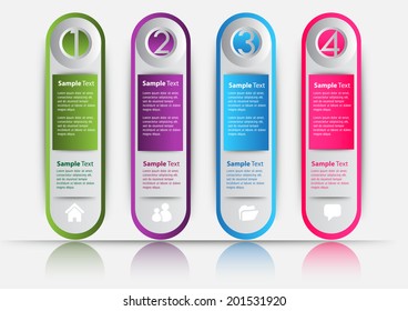 modern colorful text template.