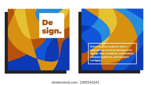 moderna ilustración de fondo abstracta vectorial colorida con color naranja y azul perfecto para la decoración, afiche, plantilla, volante, presentación, banner, tarjeta, negocios, marca, etc.
