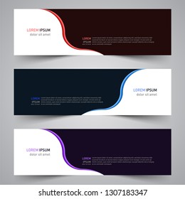 Modern colorful vector abstract geometric design banner template for your promotion