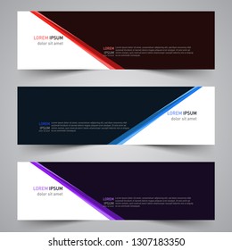 Modern colorful vector abstract geometric design banner template for your promotion