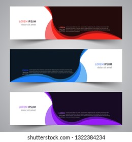Modern colorful vector abstract geometric design banner template for your promotion