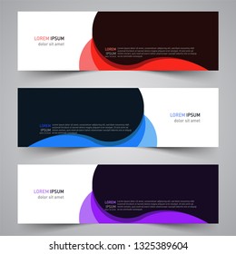 Modern colorful vector abstract geometric design banner template for your promotion
