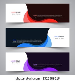 Modern colorful vector abstract geometric design banner template for your promotion