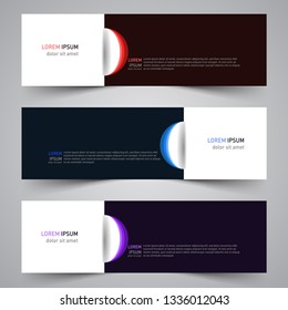 Modern colorful vector abstract geometric design banner template for your promotion