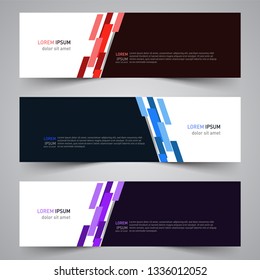 Modern colorful vector abstract geometric design banner template for your promotion