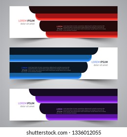 Modern colorful vector abstract geometric design banner template for your promotion