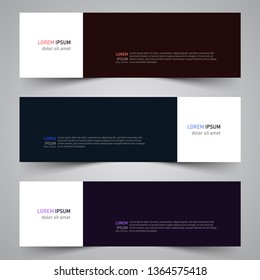 Modern colorful vector abstract geometric design banner template for your promotions