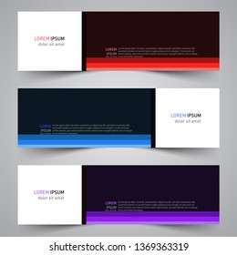 Modern colorful vector abstract geometric design banner template for your promotion