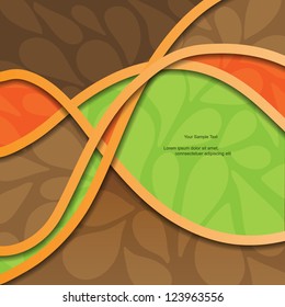 Modern colorful vector background with lines and pattern