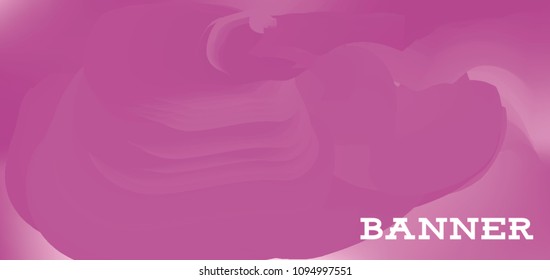 Modern colorful vector banner with gradient background. Colorful abstract geometric background. Template for banner, web page development, poster, flyer, magazine page, EPS10. Horizontal banner.