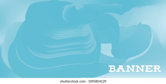 Modern colorful vector banner with gradient background. Colorful abstract geometric background. Template for banner, web page development, poster, flyer, magazine page, EPS10. Horizontal banner.