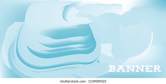 Modern colorful vector banner with gradient background. Colorful abstract geometric background. Template for banner, web page development, poster, flyer, magazine page, EPS10. Horizontal banner.