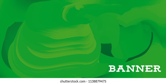 Modern colorful vector banner with gradient background. Colorful abstract geometric background. Template for banner, web page development, poster, flyer, magazine page, EPS10. Horizontal banner.