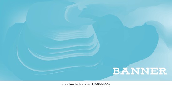 Modern colorful vector banner with gradient background. Colorful abstract geometric background. Template for banner, web page development, poster, flyer, magazine page, EPS10. Horizontal banner.