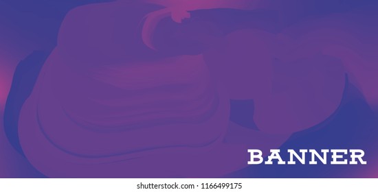 Modern colorful vector banner with gradient background. Colorful abstract geometric background. Template for banner, web page development, poster, flyer, magazine page, EPS10. Horizontal banner.