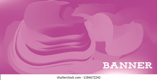 Modern colorful vector banner with gradient background. Colorful abstract geometric background. Template for banner, web page development, poster, flyer, magazine page, EPS10. Horizontal banner.