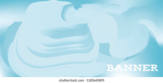 Modern colorful vector banner with gradient background. Colorful abstract geometric background. Template for banner, web page development, poster, flyer, magazine page, EPS10. Horizontal banner.