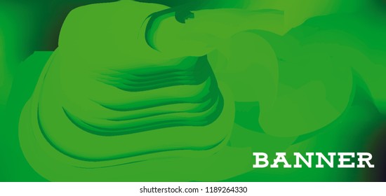 Modern colorful vector banner with gradient background. Colorful abstract geometric background. Template for banner, web page development, poster, flyer, magazine page, EPS10. Horizontal banner.