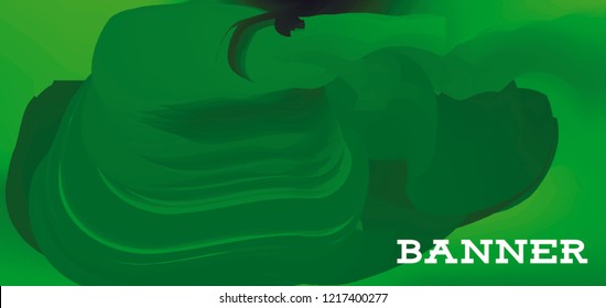 Modern colorful vector banner with gradient background. Colorful abstract geometric background. Template for banner, web page development, poster, flyer, magazine page, EPS10. Horizontal banner.