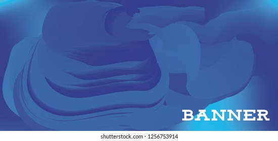 Modern colorful vector banner with gradient background. Colorful abstract geometric background. Template for banner, web page development, poster, flyer, magazine page, EPS10. Horizontal banner.