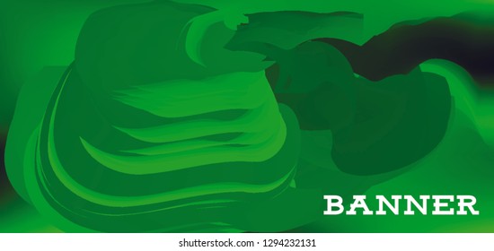 Modern colorful vector banner with gradient background. Colorful abstract geometric background. Template for banner, web page development, poster, flyer, magazine page, EPS10. Horizontal banner.