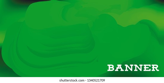 Modern colorful vector banner with gradient background. Colorful abstract geometric background. Template for banner, web page development, poster, flyer, magazine page, EPS10. Horizontal banner.