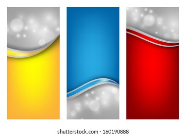 modern colorful vector holidays templates set. Eps10