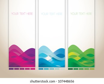 Modern Colorful Vertical Banner