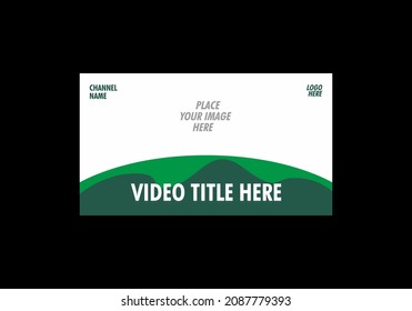 Modern and colorful video thumbnail design