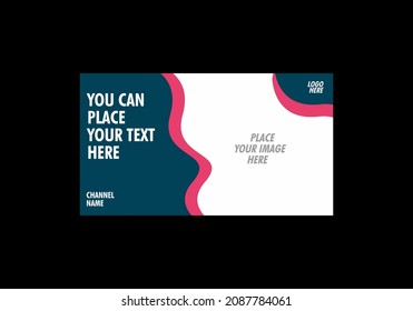 Modern and colorful video thumbnail design