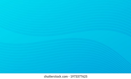 Modern colorful wave curve gradient background. Blue minimal abstract presentation backdrop. Vector illustration