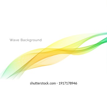 Modern colorful wave design background vector