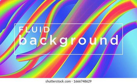 modern colorful wavy geometric background. dynamic fluid trendy background. good for poster, wallpaper, web design, landing page. Eps 10 vector
