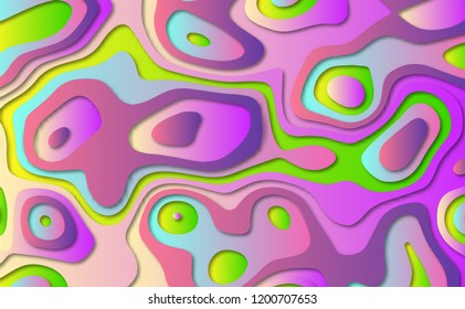Modern colorful.Colorful geometric background. Liquid, flow, fluid background. Fluid shapes.Poster design. Cool gradient shapes.Paper cut background. Abstract realistic paper decoration for design