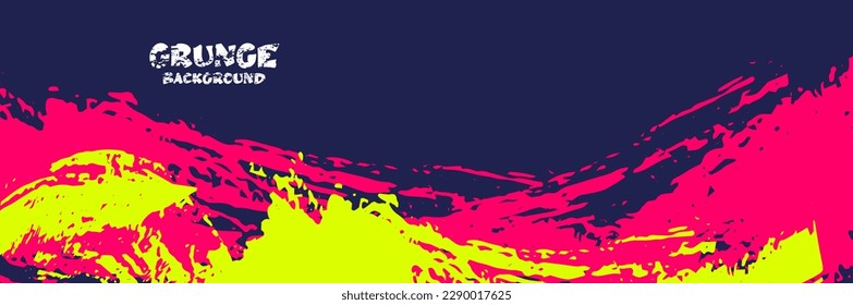 Modern colorfull background Grunge brush strokes. Textured background suitable for banners, stories, social media posts, patterns, etc.	