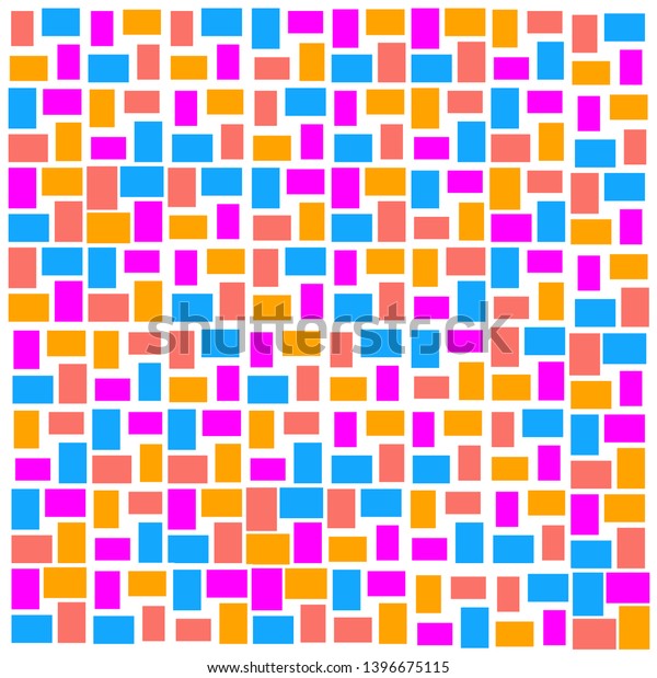 Modern colors geometric background, squares,\
haoti pattern