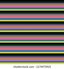 Modern colour seamless lines pattern Background. Line fabric print.