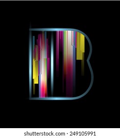 Modern Colourful font