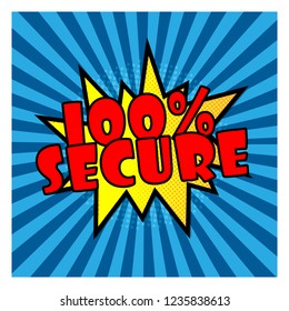 modern comic pop speech bubble with dots