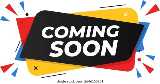Modern Coming Soon Graphic for Landing Pages, Countdown Sites, or App Launch Placeholders