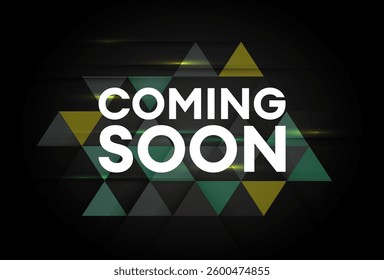 modern coming soon poster with stay tuned message