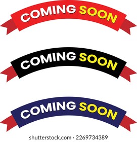 Modern coming soon red style design template