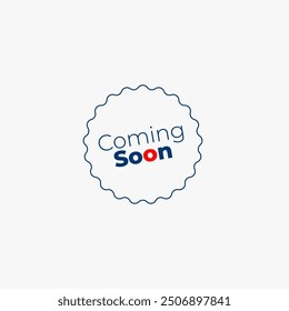 modern coming soon sticker background arrival of web store vector