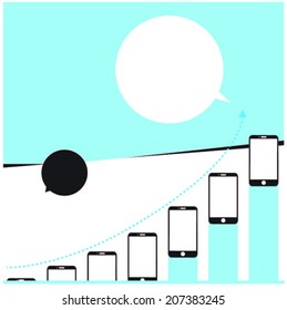 Modern communication concept