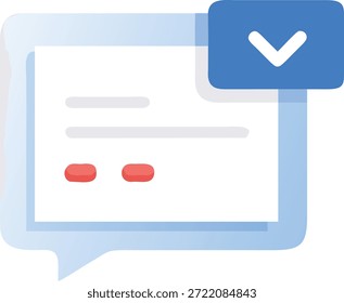 Modern Communication Icons Set for Messaging, Chat, Email, Social Media, Customer Support and Digital Interaction Design