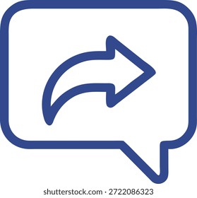 Modern Communication Icons Set for Messaging, Chat, Email, Social Media, Customer Support and Digital Interaction Design