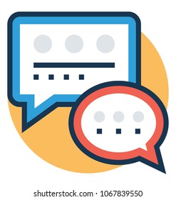 
Modern Communication symbol Vector Icon
